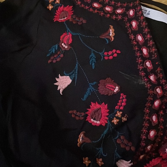 Black Embroidered Dress - Picture 4 of 5